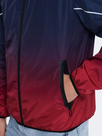 Veste mi-saison 'OM-JANP-0105' Ombre en bleu