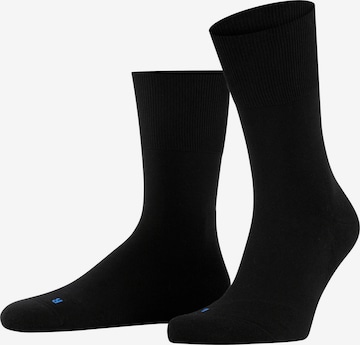 FALKE Socks 'Run' in Black: front