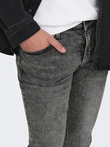 Coupe slim Jean Only & Sons en gris