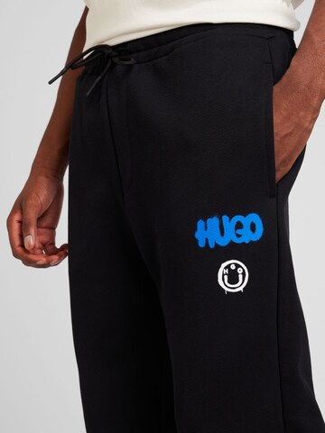 HUGO Tapered Pants 'Nimaytro' in Black