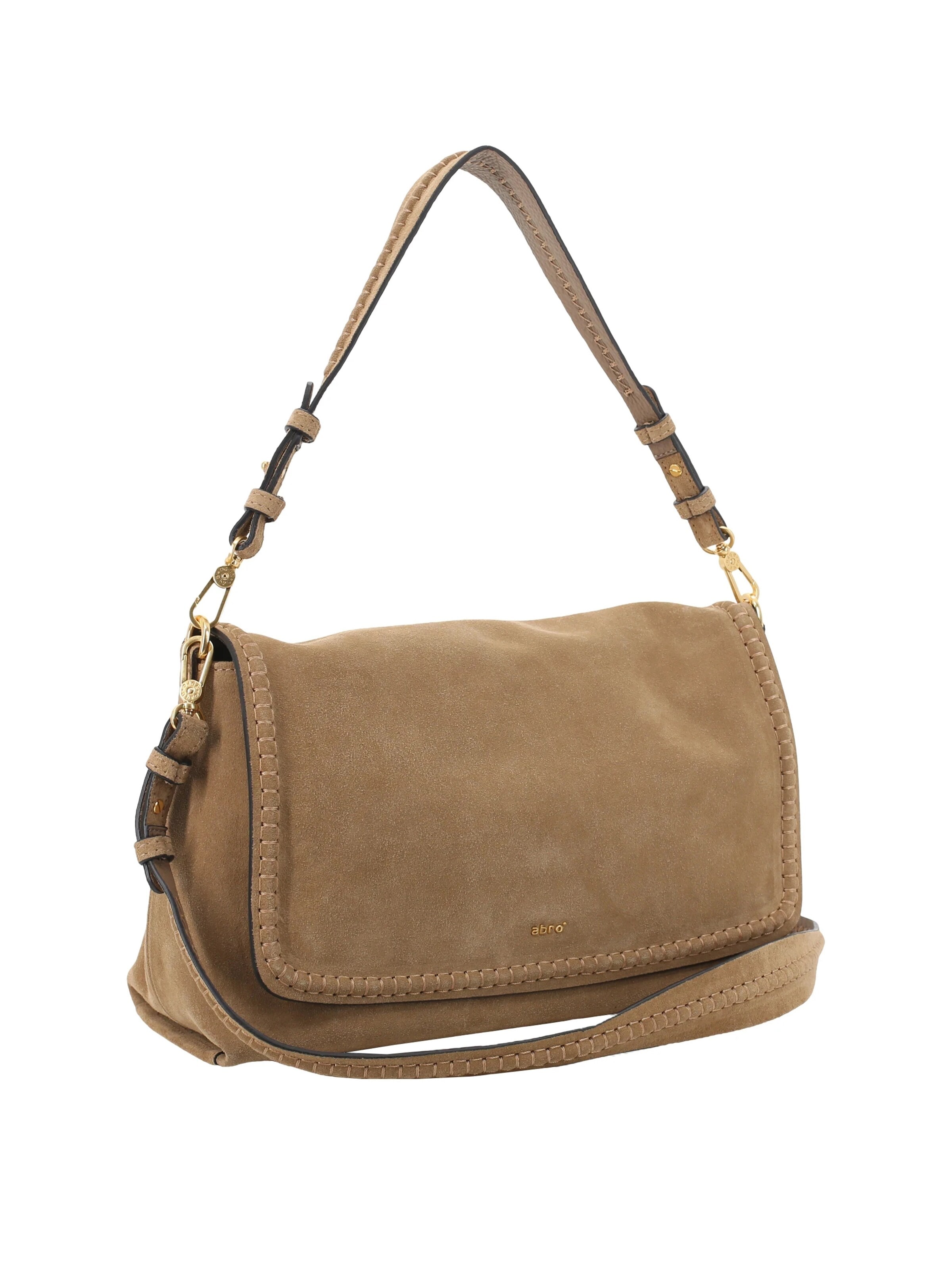 ABRO Shoulder Bag 'SIGNATURE' in Brown