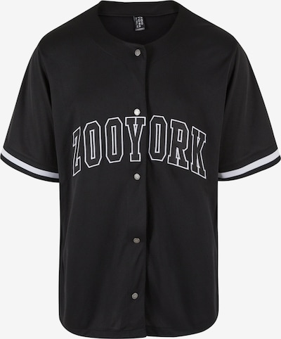 ZOO YORK Prehodna jakna | črna / bela barva, Prikaz izdelka