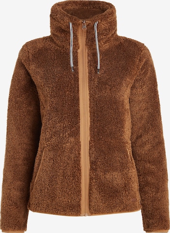 PROTEST Fleecejacke 'RIRI' in Braun: Vorderseite