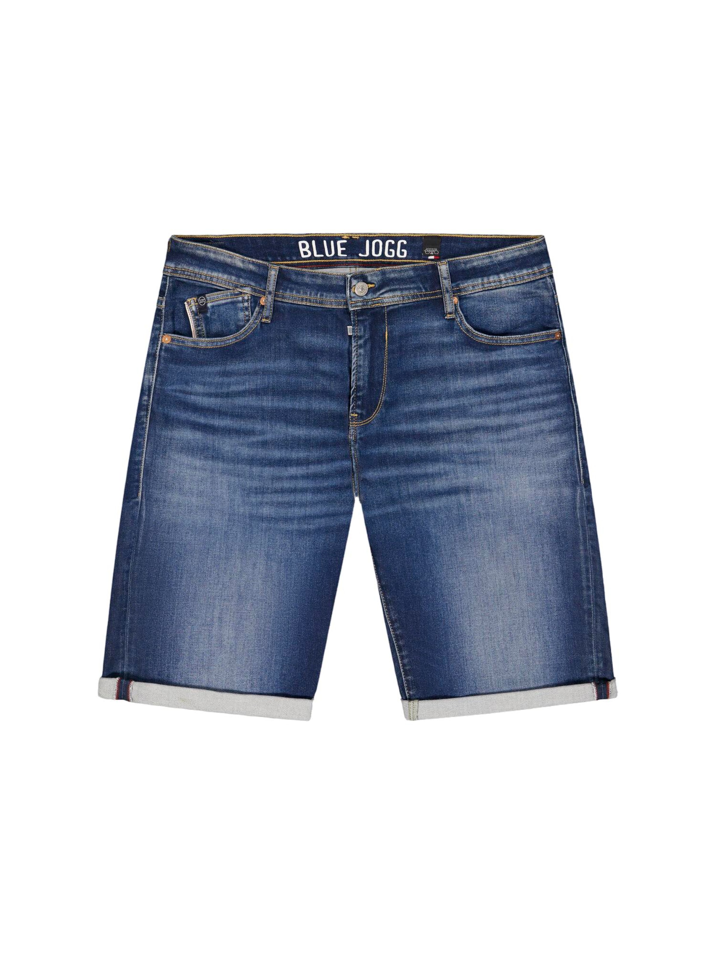 Le Temps Des Cerises Regular Jeans in Blauw: voorkant