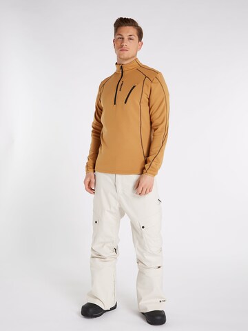PROTEST Athletic Sweatshirt 'HUMANS' in Brown