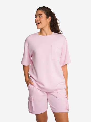 T-Shirt 'Cruz' OCEANSAPART en rose : devant