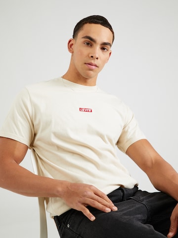 LEVI'S ® Μπλουζάκι 'SS Relaxed Baby Tab Tee' σε μπεζ