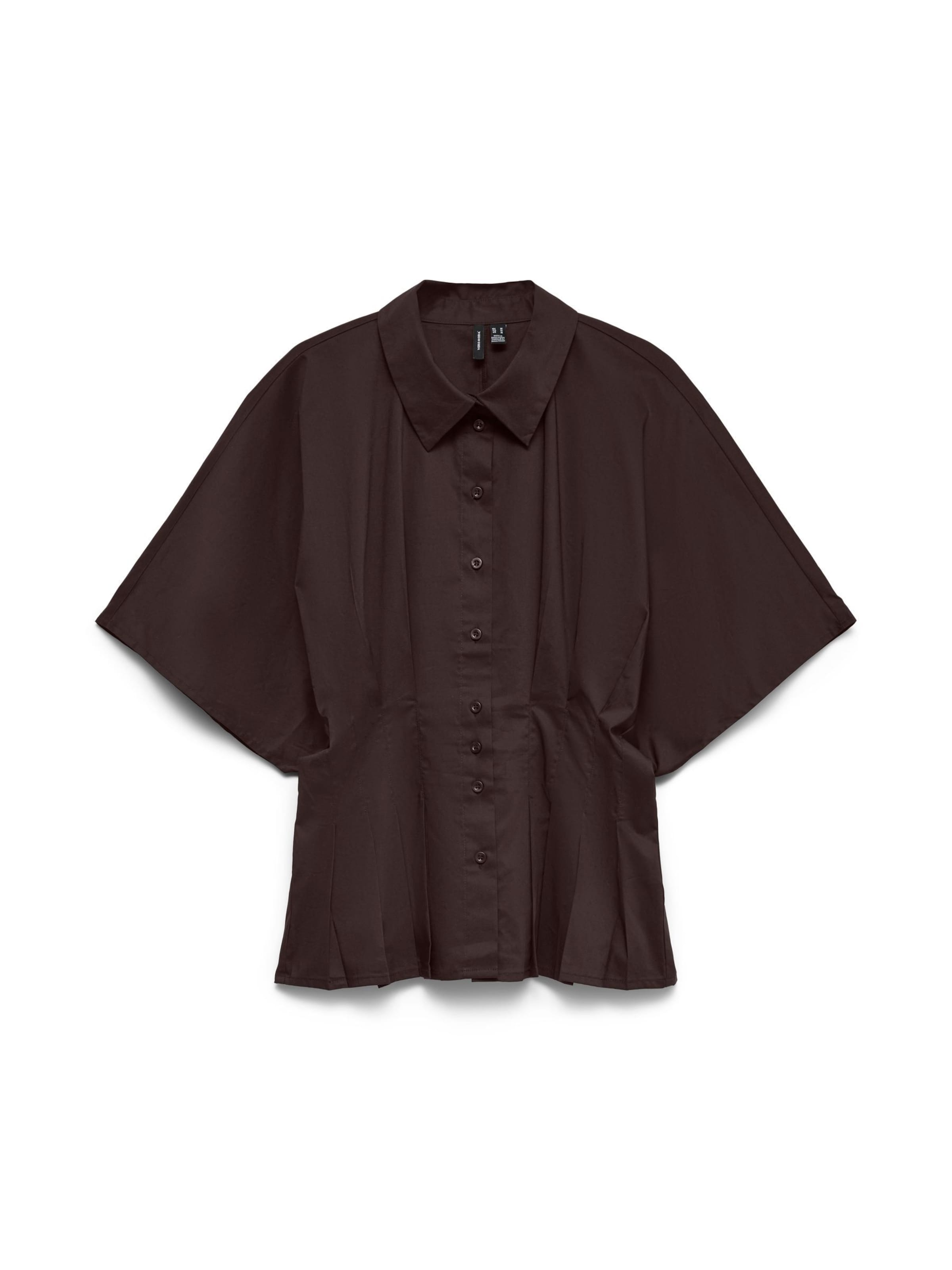 VERO MODA - Blusa 'VMMEGAN' en marrón: frente