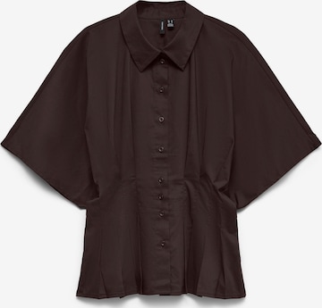 VERO MODA - Blusa 'VMMEGAN' en marrón: frente