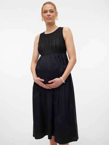 Vero Moda Maternity Jurk 'NAJA' in Zwart: voorkant