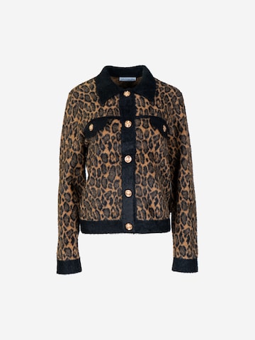 Passioni Knit Cardigan 'Leo' in Beige: front