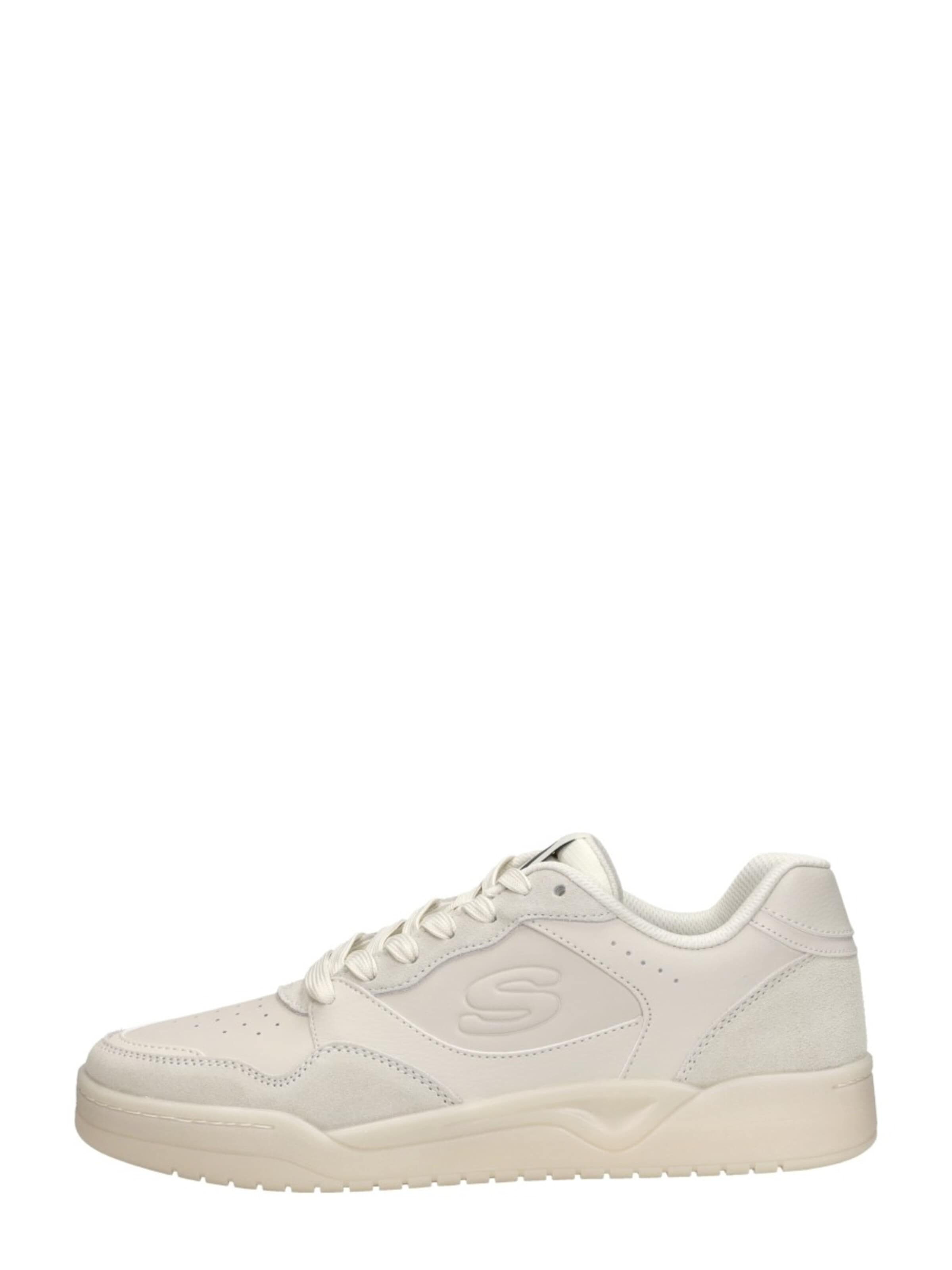 SKECHERS Sneakers laag 'Koopa Court - Volley Low Varsity' in Wit: voorkant