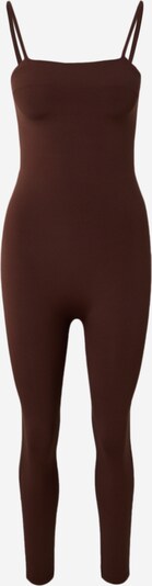 Tuta jumpsuit LeGer by Lena Gercke di colore marrone scuro, Visualizzazione prodotti