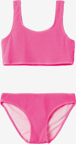 NAME IT Bralette Bikini in Pink: front