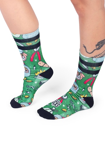 Chaussettes 'Heist Havoc - Mid High' American Socks en vert