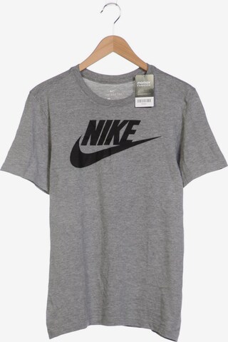 NIKE T-Shirt S in Grau: predná strana