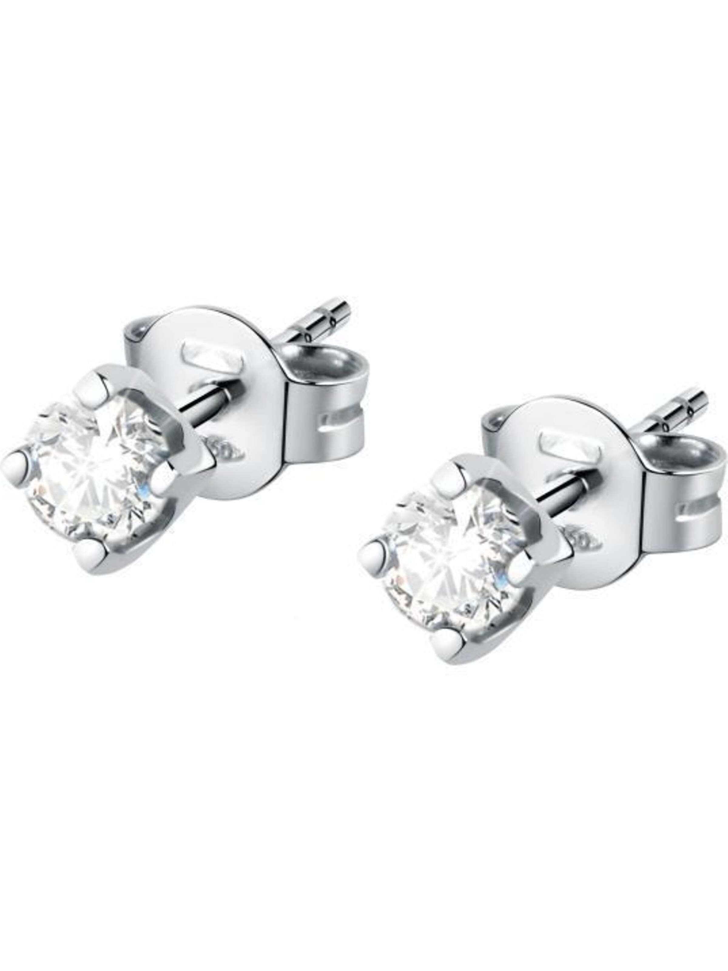 CHRIST Ohrringe in Weiß: Vorderseite