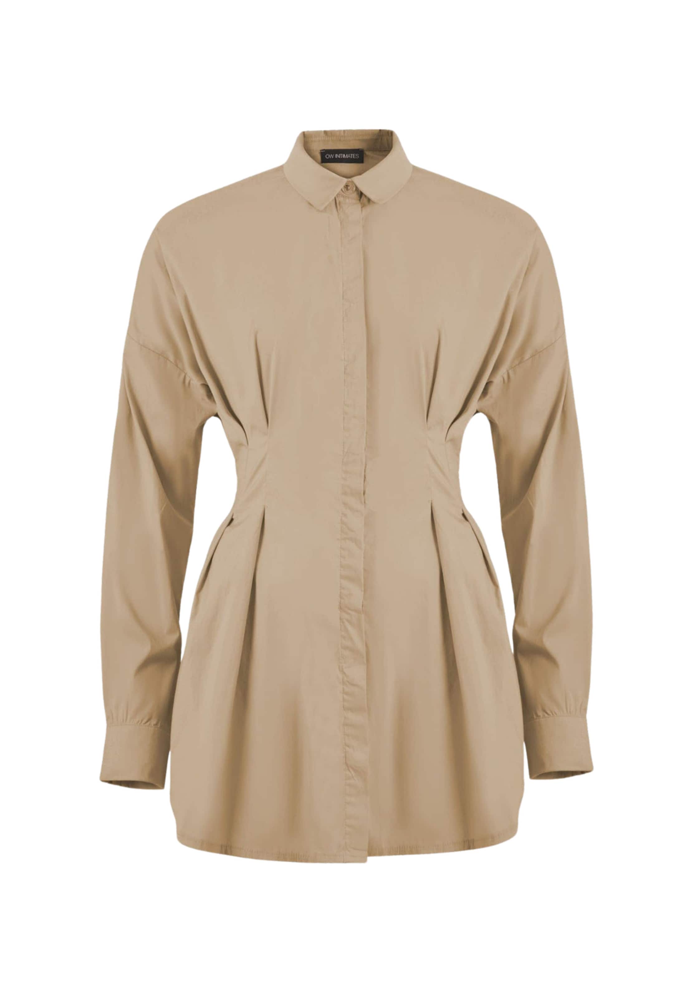 OW Collection Dress 'ELLA' in Brown: front