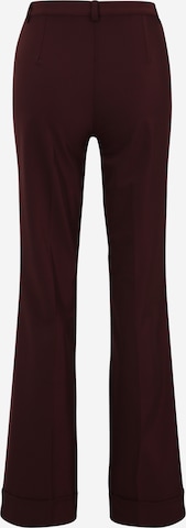 ABOUT YOU REBIRTH STUDIOS Flared Trousers 'Pamela' in Red