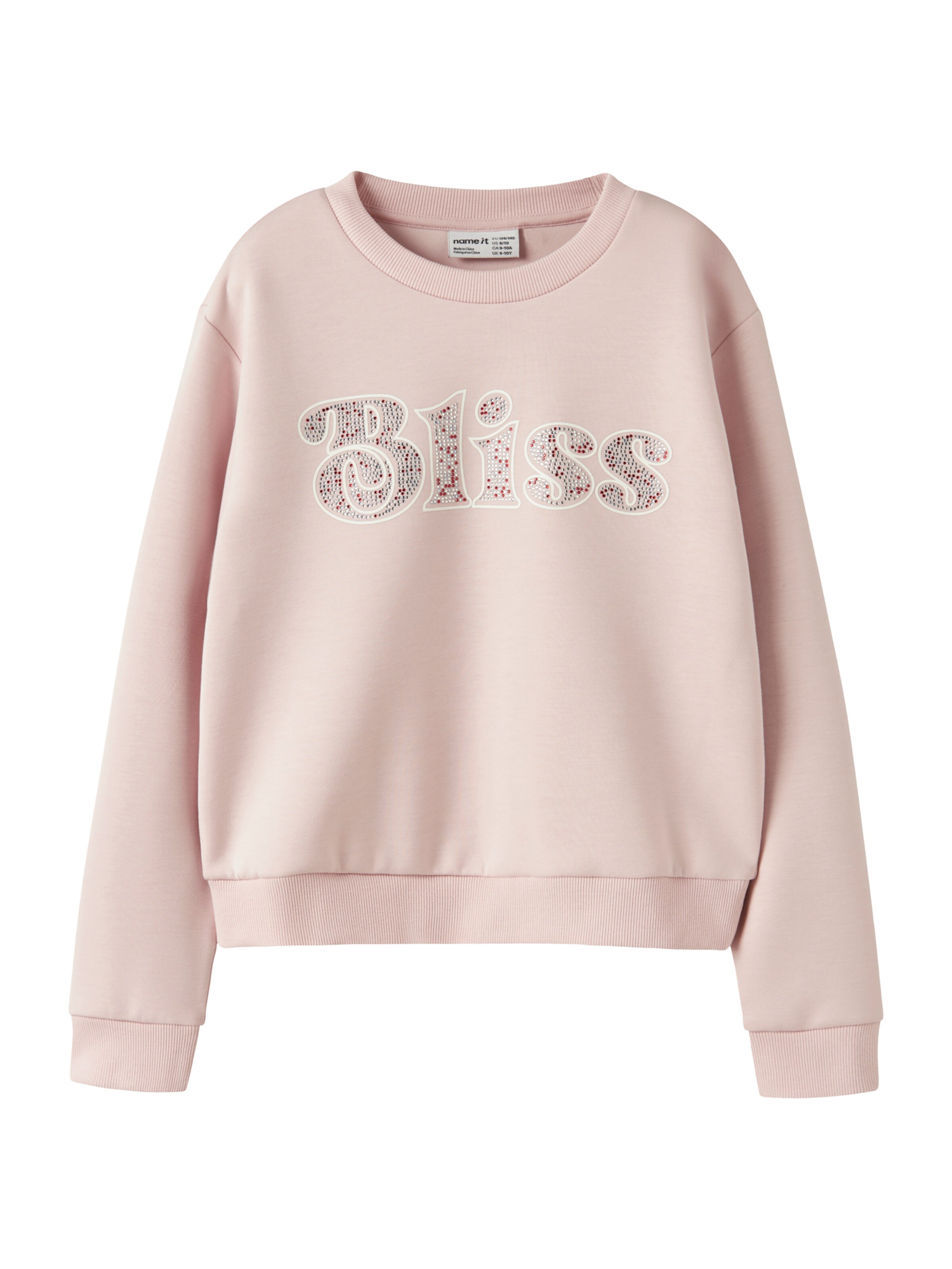 NAME IT Sweatshirt 'NKFKASTO' i rosa: framsida