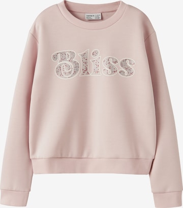 NAME IT Sweatshirt 'NKFKASTO' i rosa: framsida