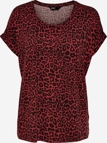 ONLY - Camiseta 'MOSTER' en rojo