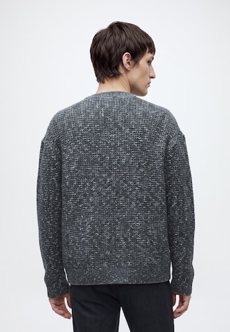 Abercrombie & Fitch Tröja 'ESSENTIAL' i grå: baksida
