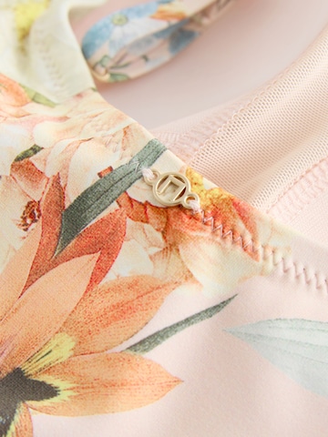 Next Bandeau Badeanzug in Pink