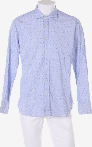 Paul Casual Dpt by Paul Kehl Zürich Button Up Shirt in L in Blue: front