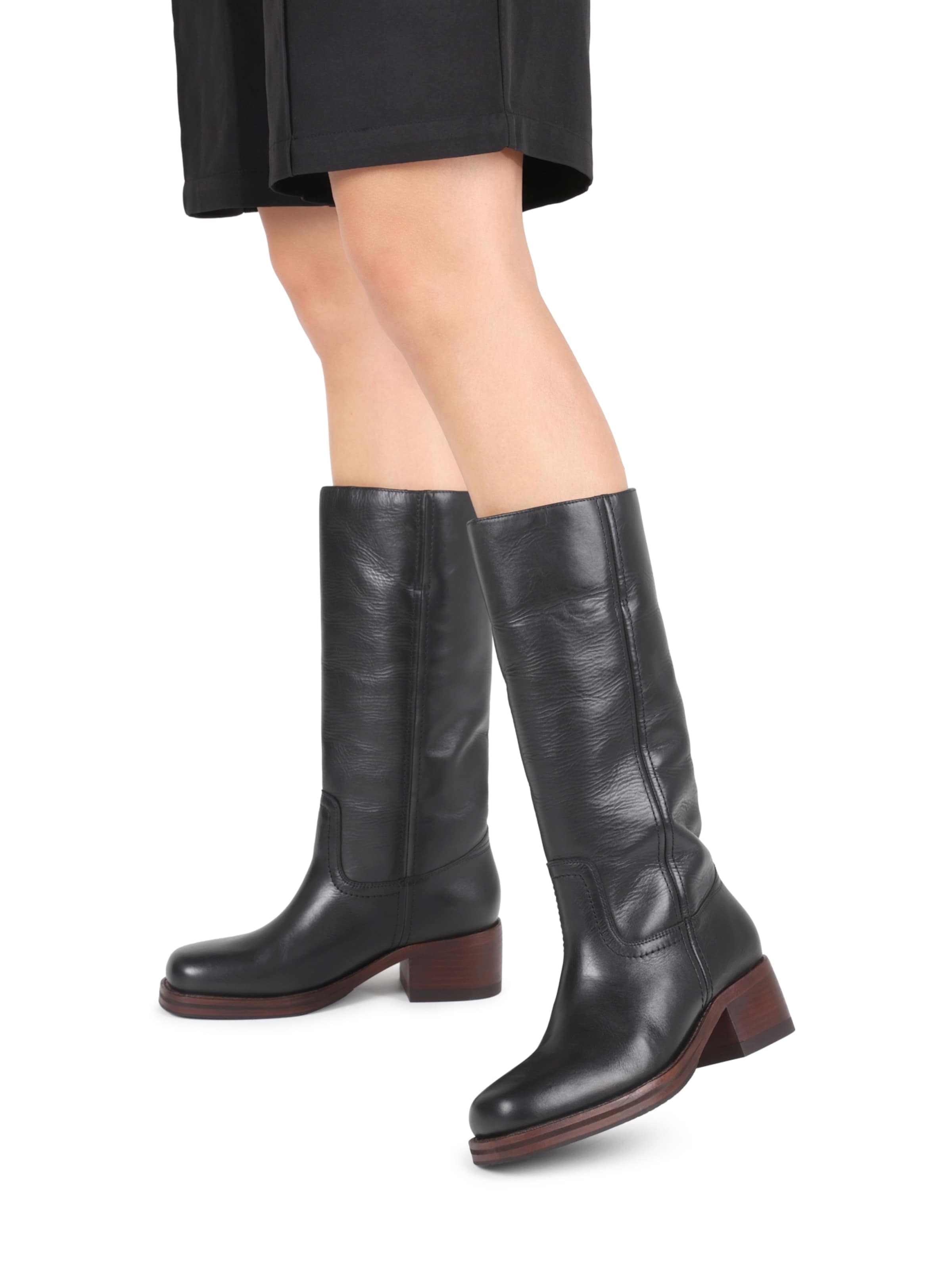 BRONX Škornji 'Ky-Ley' | črna barva