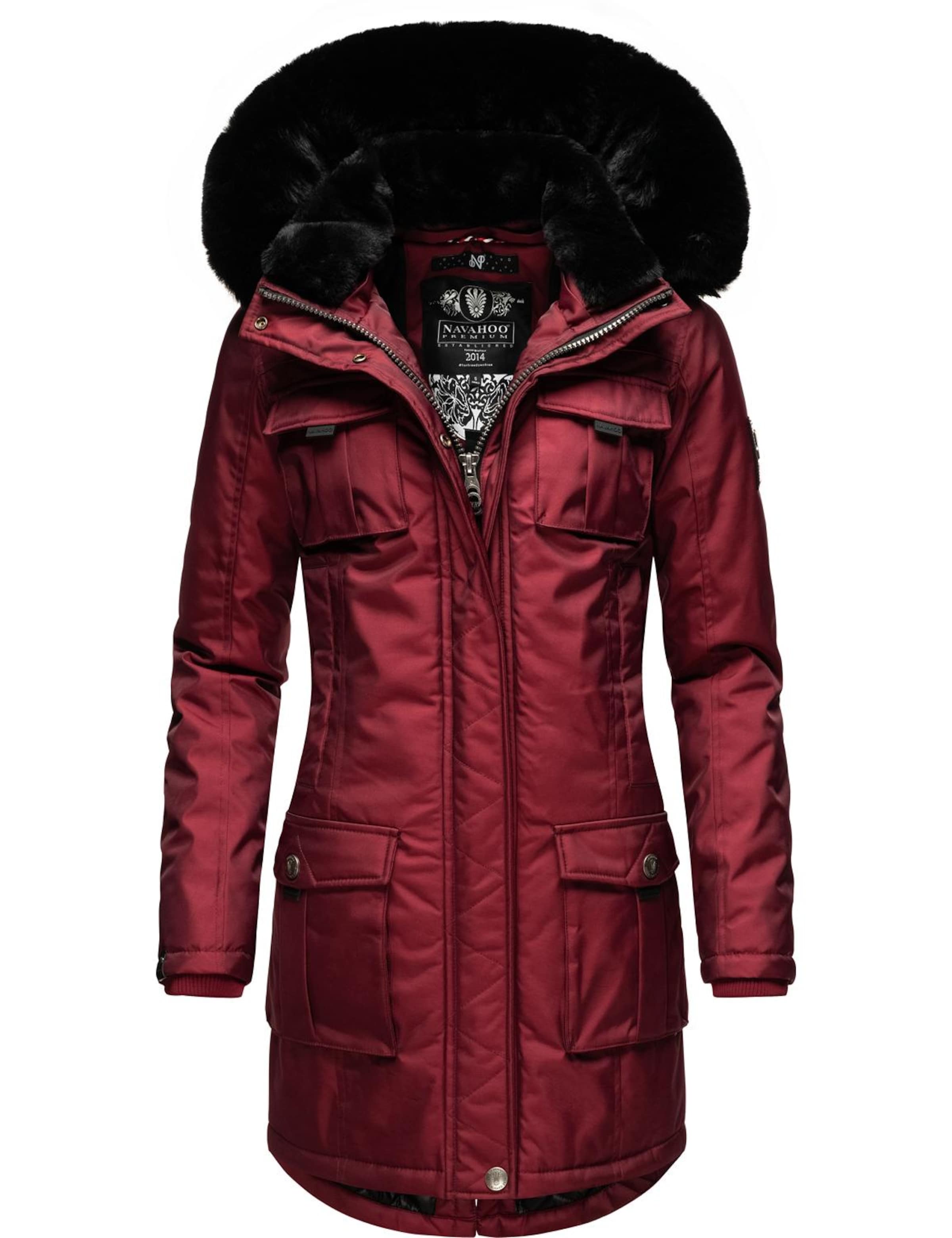 Frauen Jacken NAVAHOO Parka 'Tinis' in Weinrot - XN34794 Frauen Jacken NAVAHOO Parka 'Tinis' in Weinrot - XN34794