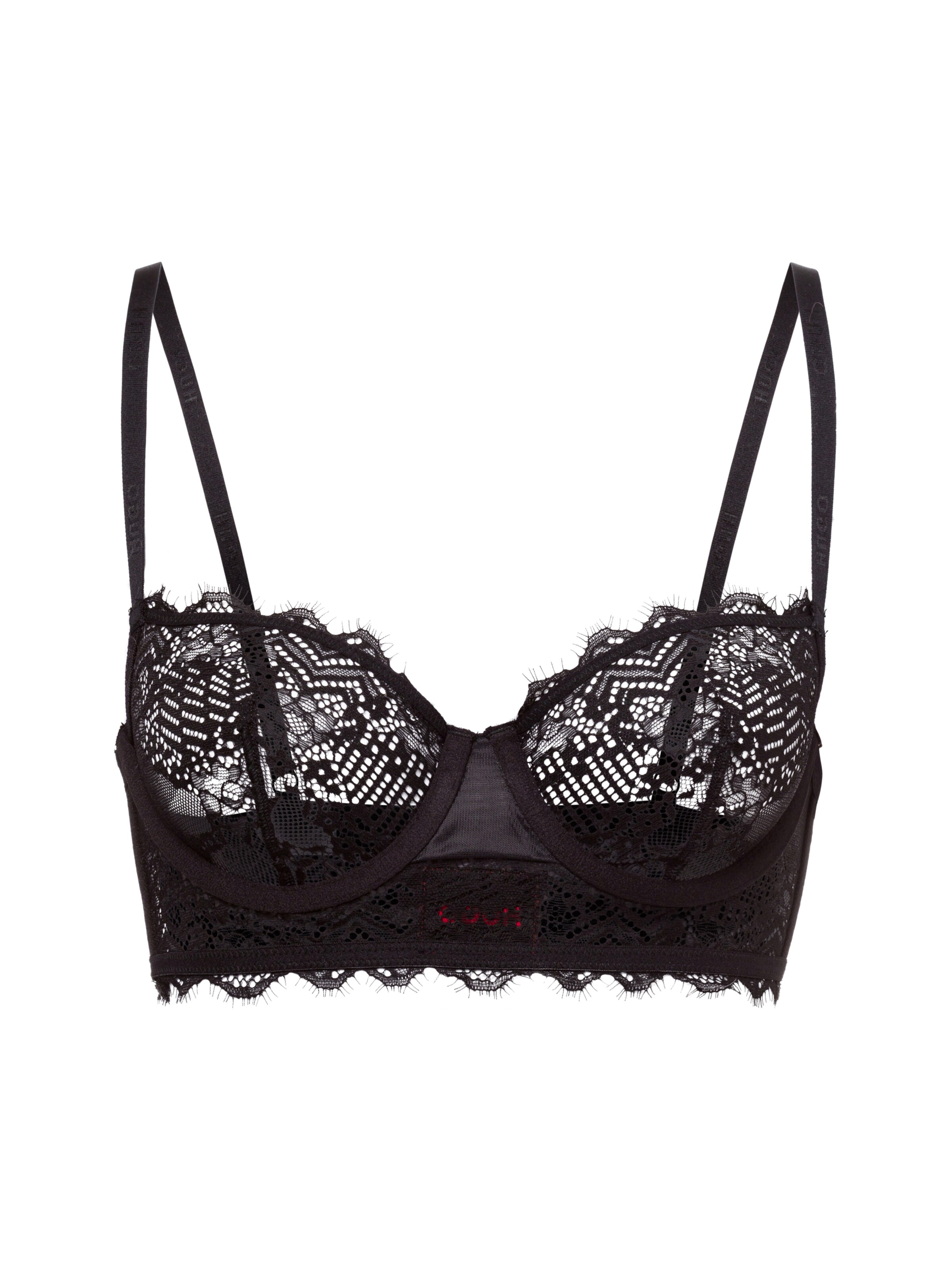 HUGO T-shirt Bra in Black: front