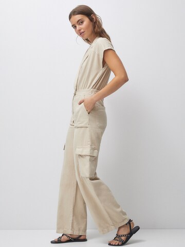 Pull&Bear Jumpsuit in Beige