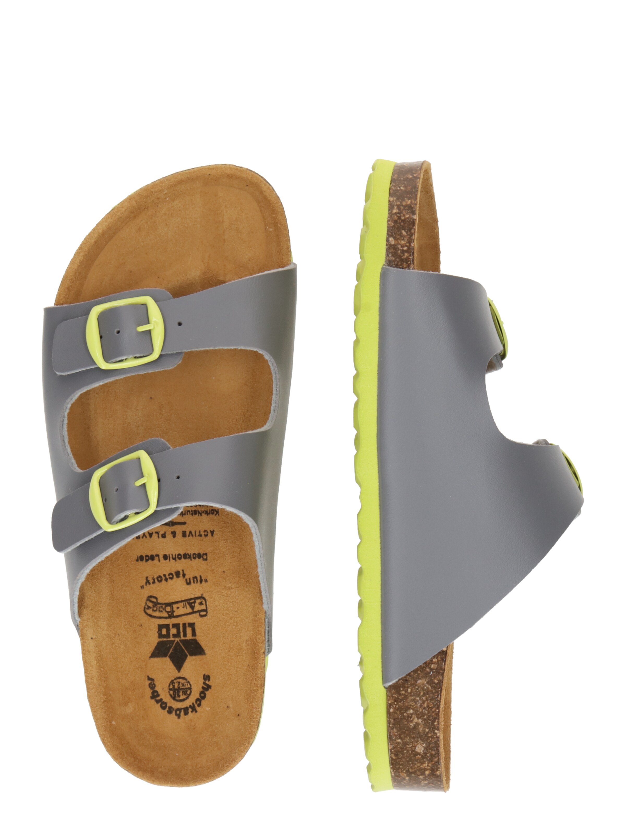 Pantofi deschiși 'Bioline' de la LICO pe gri