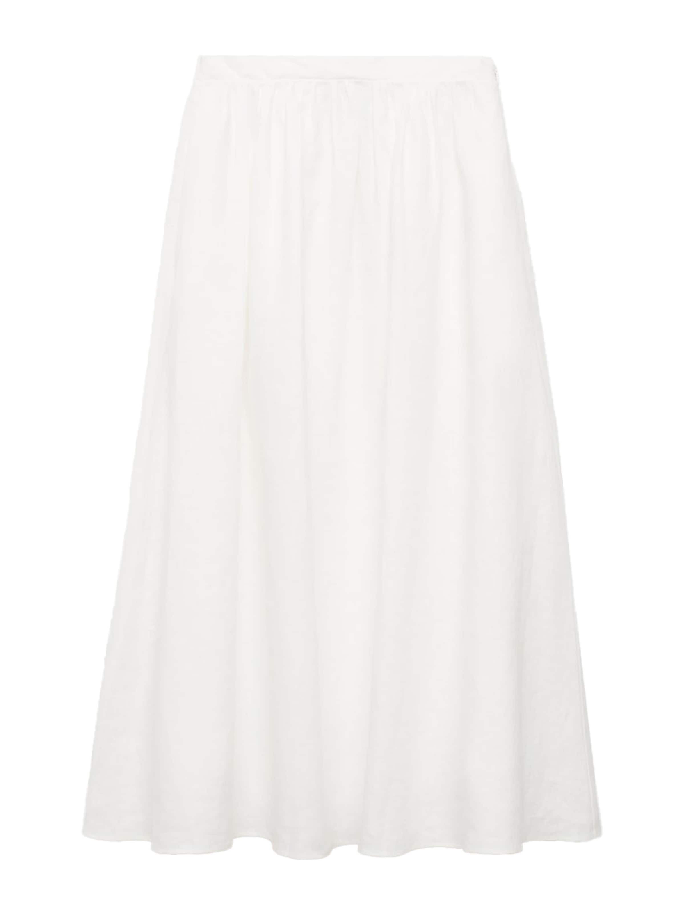 MANGO Пола 'Paulina' в бяло: отпред