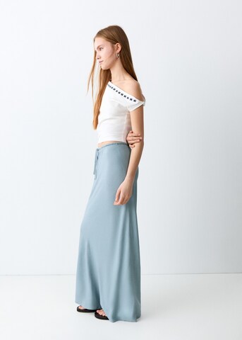 MANGO TEEN Skirt 'Mar' in Blue