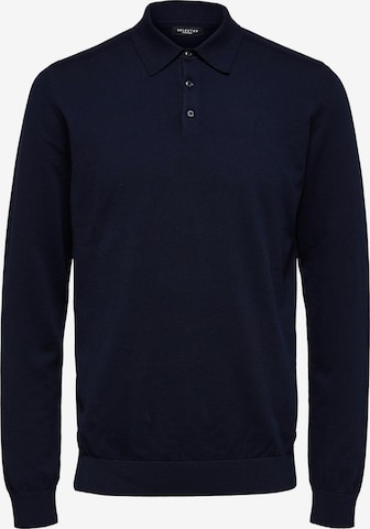 SELECTED HOMME Sweater 'Berg' in Blue: front