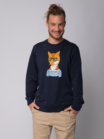 Felpa 'Fuchs' di Watapparel in blu