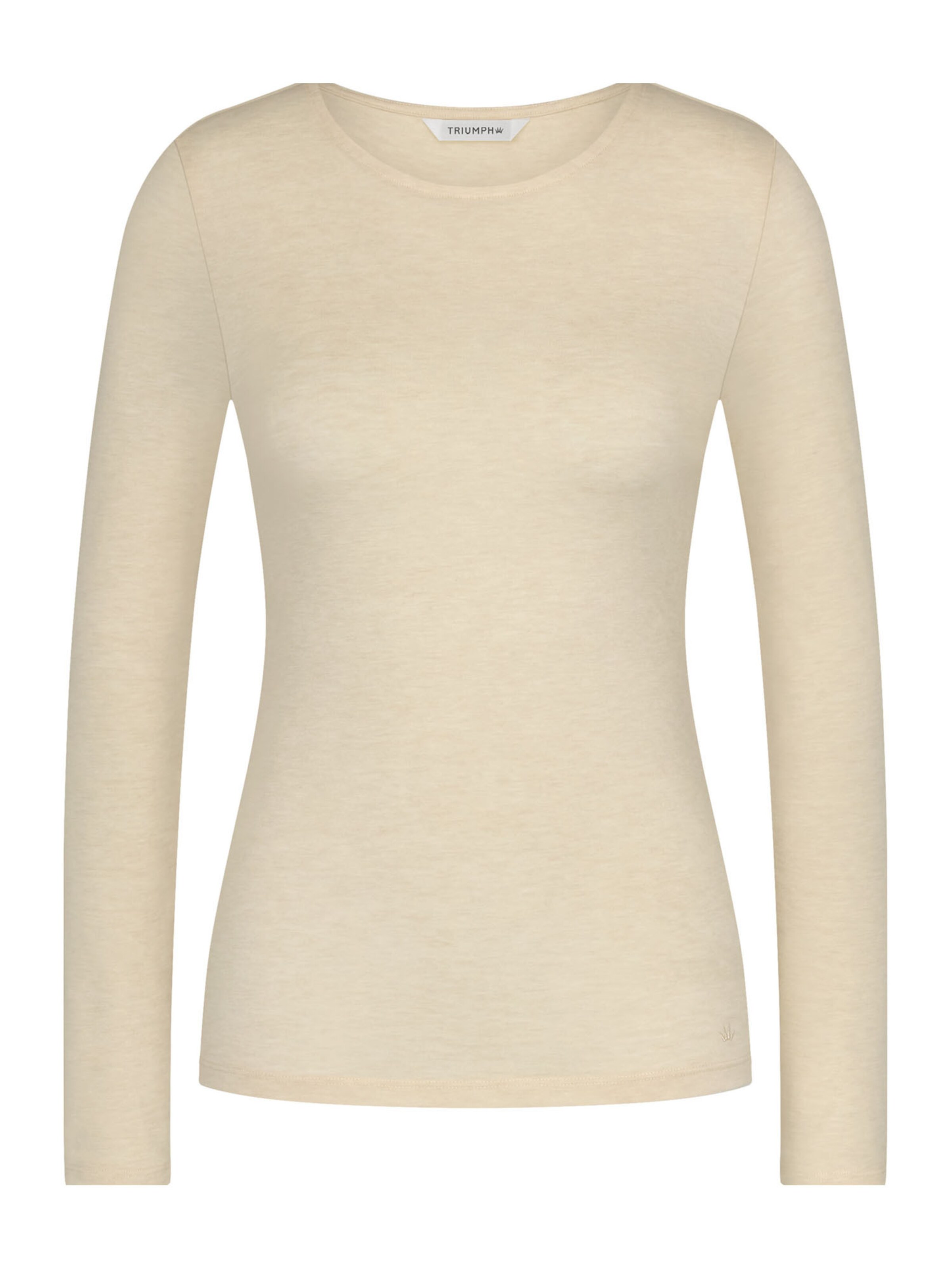TRIUMPH Shirt ' Red Label Beauty Layers ' in Beige: voorkant
