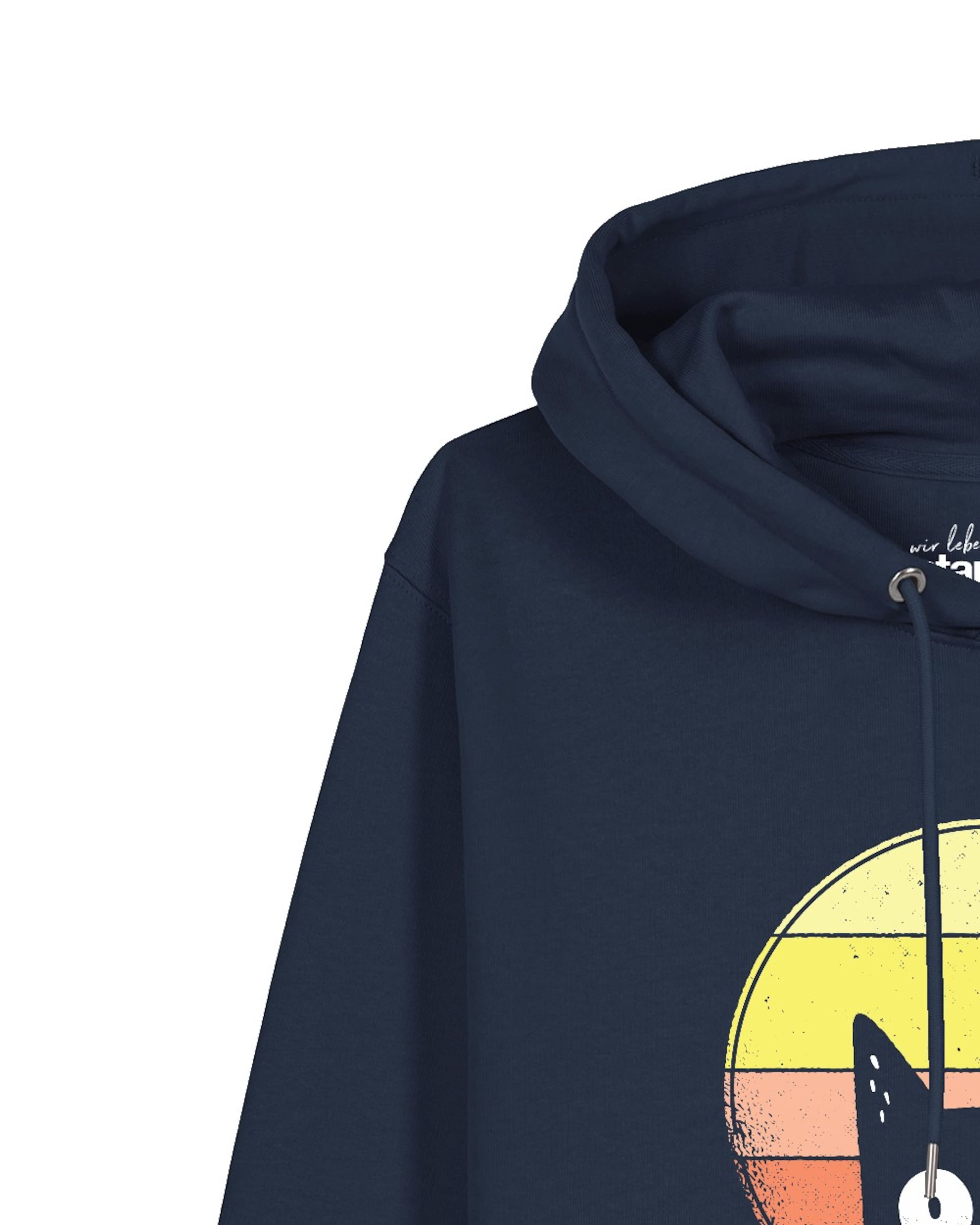 Sweat-shirt 'Sunset Cat' Watapparel en bleu