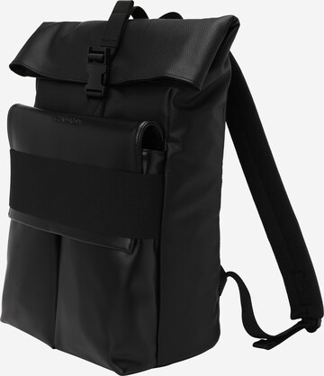 Calvin Klein - Mochila em preto: frente