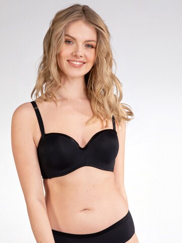 NATURANA Balconette Bra in Black