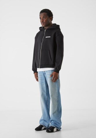 MJ Gonzales Sweatvest 'Burning Wings' in Zwart