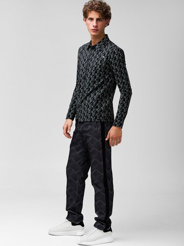 4funkyflavours Regular fit Button Up Shirt 'Move Like This' in Black