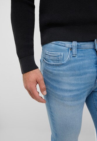 MUSTANG Slimfit Hose 'Style Vegas Slim' in Blau