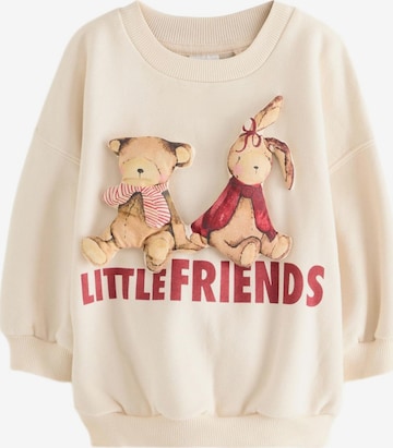 Next - Sweatshirt em bege: frente