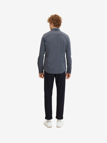 TOM TAILOR Regular Fit Hemd in Blau