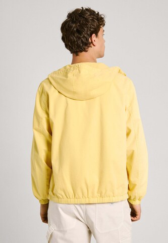 Pepe Jeans Zip-Up Hoodie 'TOD' in Yellow