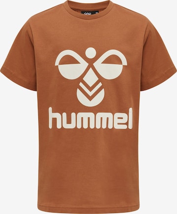 Hummel Shirt 'Tres' in Brown: front