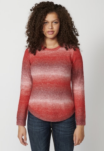 KOROSHI Sweter w kolorze czerwony: przód
